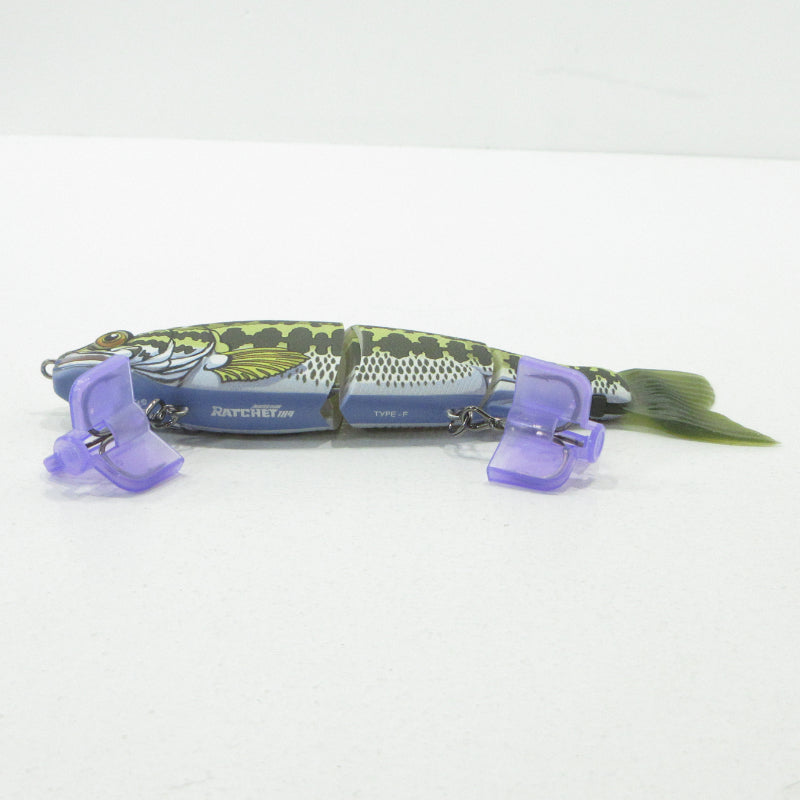 【フィッシング/釣り/釣具/ルアー】GAN CRAFT | ガンクラフト JOINTED CLAW RATCHET ジョインテッドクロー ラチェット 184 タイプF YAOITA CARTOON BASS【三重本店】