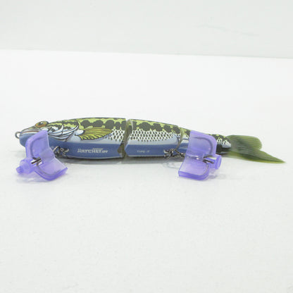 【フィッシング/釣り/釣具/ルアー】GAN CRAFT | ガンクラフト JOINTED CLAW RATCHET ジョインテッドクロー ラチェット 184 タイプF YAOITA CARTOON BASS【三重本店】