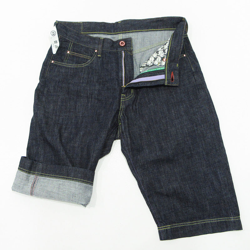 CUNE | キューン ジーパンショーツ 普通 U2 うさぎ刺繍 ジップフライデニムショートパンツ ハーフパンツ ショートパンツ ネイビー サイズ：32【三重本店】