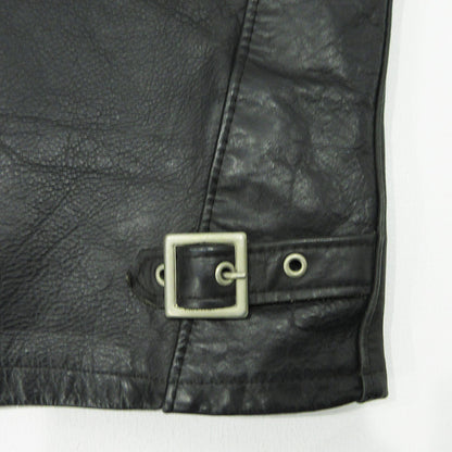 schott | ショット TRUCKER JACKET トラッカージャケット シングルライダースレザージャケット レザー 642 ブラック サイズ：34【三重本店】