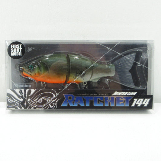 【フィッシング/釣り/釣具/ルアー】GAN CRAFT | ガンクラフト JOINTED CLAW RATCHET ジョインテッドクロー ラチェット 144 タイプF ピラニア ※サイン入り【三重本店】