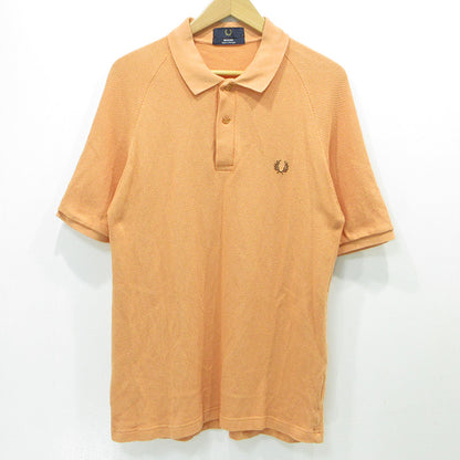 FRED PERRY | フレッドペリー ロゴ刺繍半袖ポロシャツ ポロシャツ M1813 オレンジ サイズ：M【三重本店】