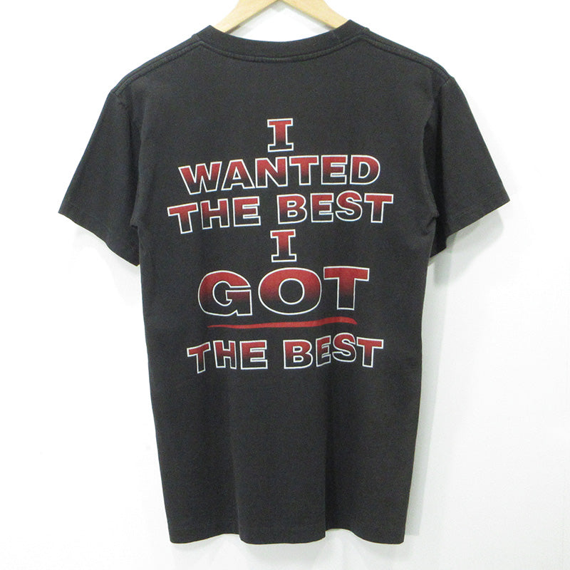 BAND TEE | バンドティー KISS キッスツアー半袖Tシャツ 90's Alive Worldwide 96-97 WALL OF FAME ウォールオブフェイムBODY 半袖Ｔシャツ ブラック系 チャコールグレー サイズ：不明【三重本店】