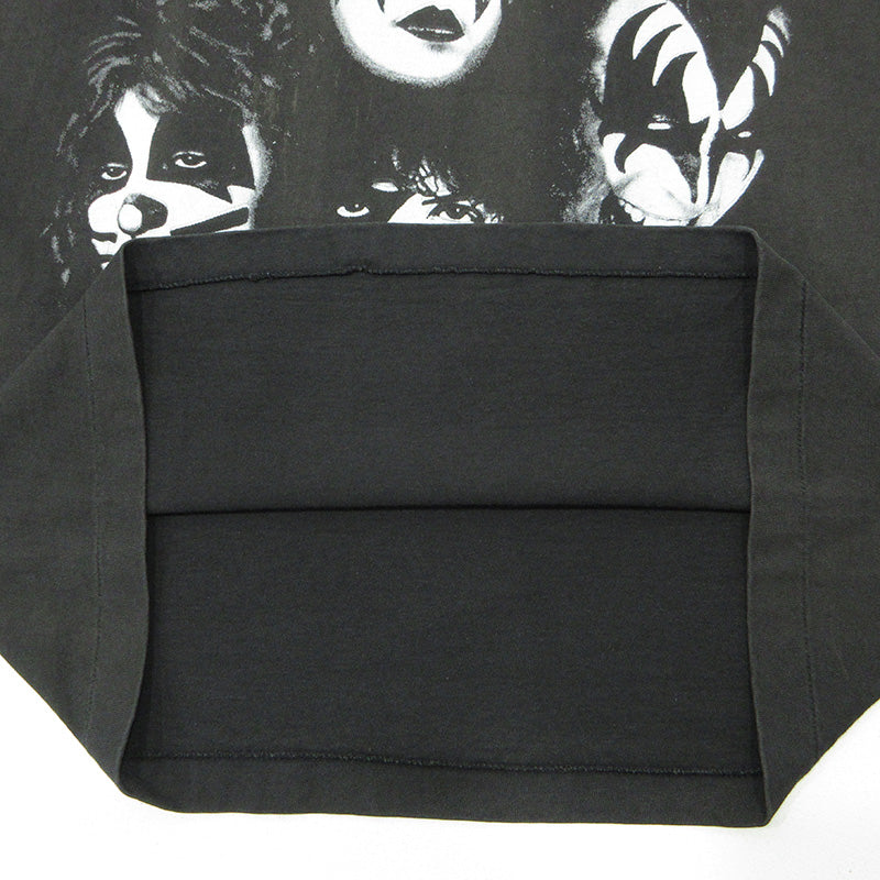 BAND TEE | バンドティー KISS キッスツアー半袖Tシャツ 90's Alive Worldwide 96-97 WALL OF FAME ウォールオブフェイムBODY 半袖Ｔシャツ ブラック系 チャコールグレー サイズ：不明【三重本店】