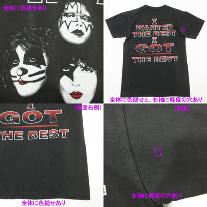 BAND TEE | バンドティー KISS キッスツアー半袖Tシャツ 90's Alive Worldwide 96-97 WALL OF FAME ウォールオブフェイムBODY 半袖Ｔシャツ ブラック系 チャコールグレー サイズ：不明【三重本店】