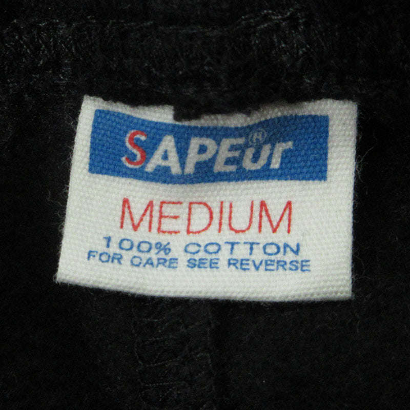 SAPEur | サプール ロゴプリントスウェットパンツ パンツ ブラック サイズ：M【三重本店】