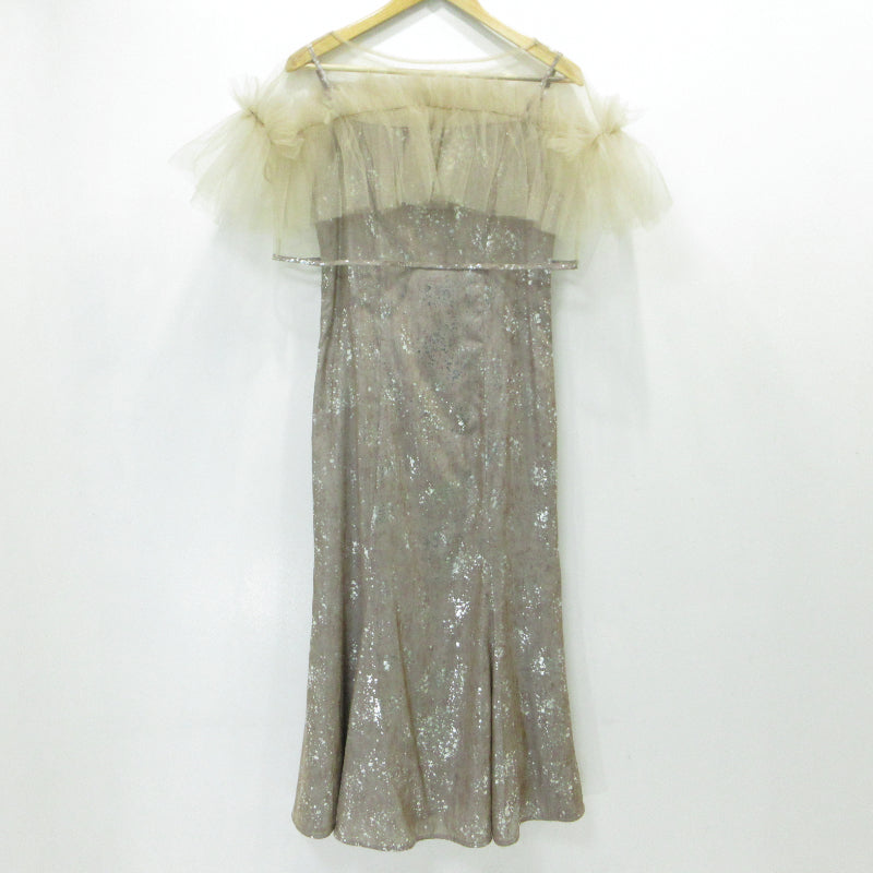 Leja | レジャ チュールフリルボレロペイントマーメイドワンピース ワンピース ベージュ サイズ：S【三重本店】