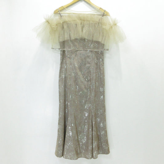 Leja | レジャ チュールフリルボレロペイントマーメイドワンピース ワンピース ベージュ サイズ：S【三重本店】