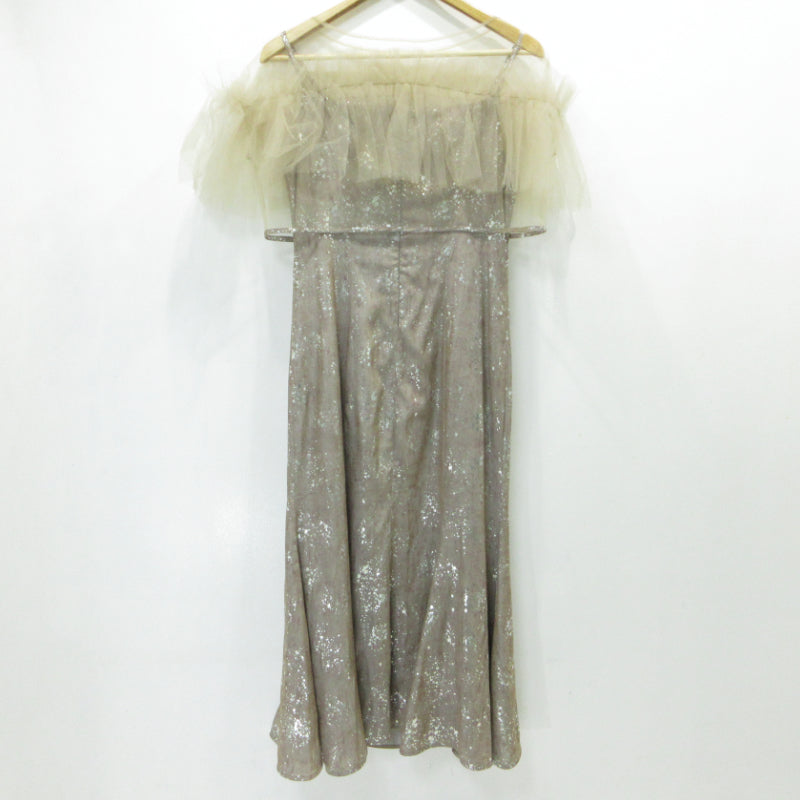 Leja | レジャ チュールフリルボレロペイントマーメイドワンピース ワンピース ベージュ サイズ：S【三重本店】