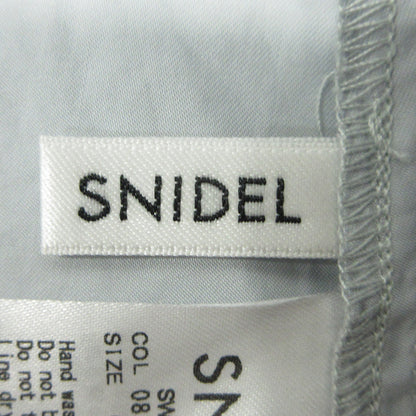 snidel | スナイデル フロントスリットボウタイブラウス フリル七分袖シャツ 長袖シャツ サイズ：ONE SIZE ブラウス SWFB231119 ライトブルー グレーブルー【三重本店】