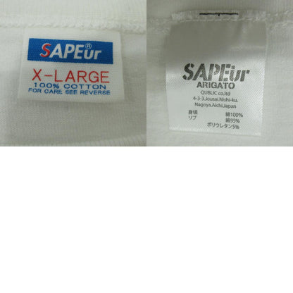 SAPEur | サプール ロッドマン 半袖Ｔシャツ ホワイト サイズ：XL【三重本店】