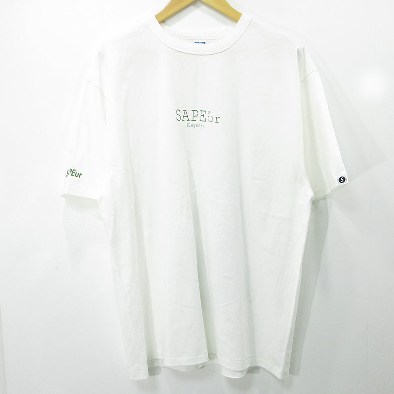 SAPEur | サプール A Elegantes アエレガンス カモフラージュHEAD ロッドマン半袖Tシャツ 迷彩柄 半袖Ｔシャツ ホワイト サイズ：XL【三重本店】