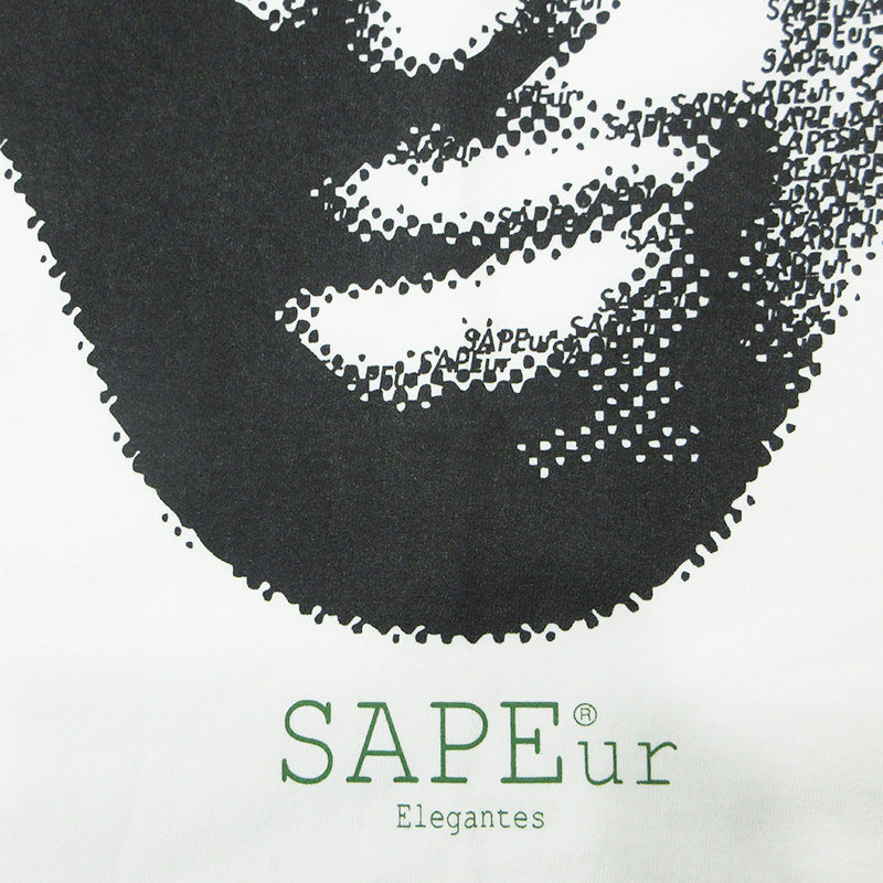 SAPEur | サプール A Elegantes アエレガンス カモフラージュHEAD ロッドマン半袖Tシャツ 迷彩柄 半袖Ｔシャツ ホワイト サイズ：XL【三重本店】