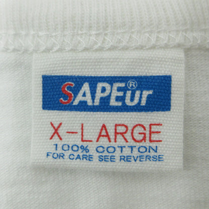 SAPEur | サプール A Elegantes アエレガンス カモフラージュHEAD ロッドマン半袖Tシャツ 迷彩柄 半袖Ｔシャツ ホワイト サイズ：XL【三重本店】