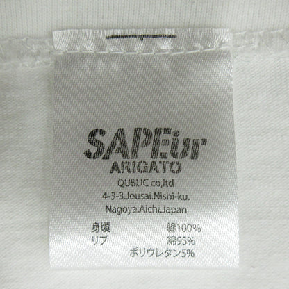 SAPEur | サプール A Elegantes アエレガンス カモフラージュHEAD ロッドマン半袖Tシャツ 迷彩柄 半袖Ｔシャツ ホワイト サイズ：XL【三重本店】