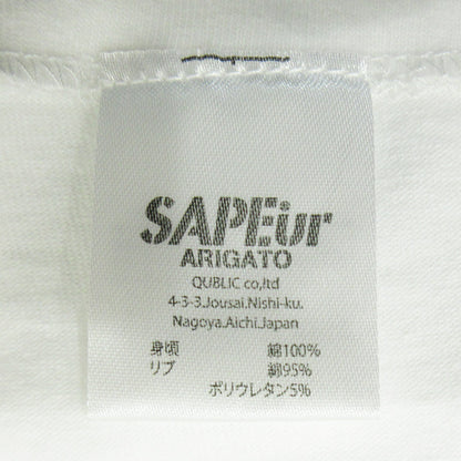 SAPEur | サプール カーゴベース スタンプ20個達成 23年 フォトプリント半袖Ｔシャツ 半袖Ｔシャツ ホワイト サイズ：L【三重本店】