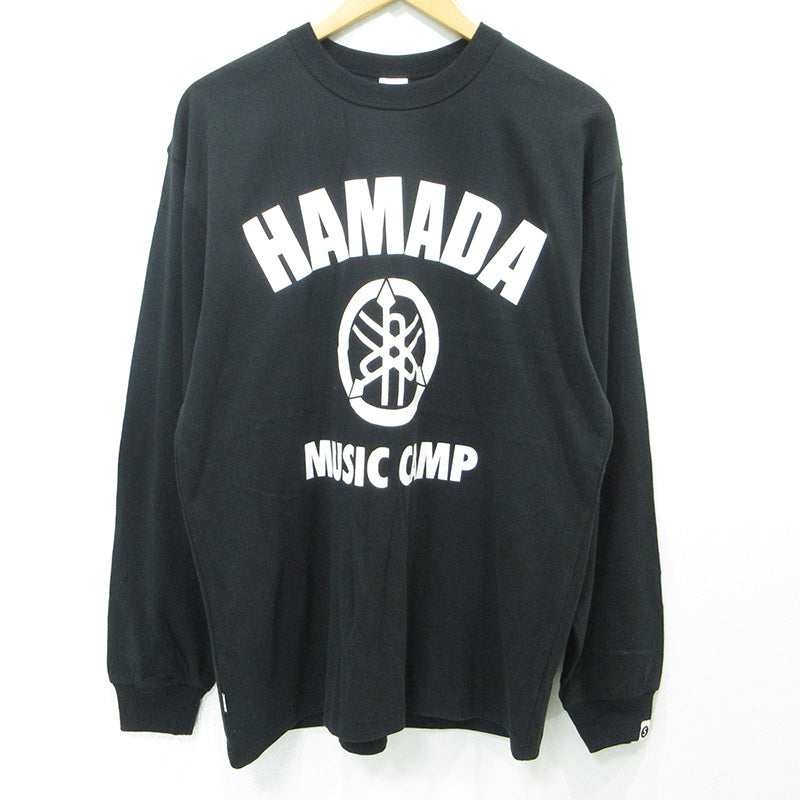 SAPEur | サプール HAMADA MUSIC CAMP長袖Tシャツ 浜田雅功 マサトシハマダ ロゴプリント 長袖Ｔシャツ A0025-087 ブラック サイズ：L【三重本店】