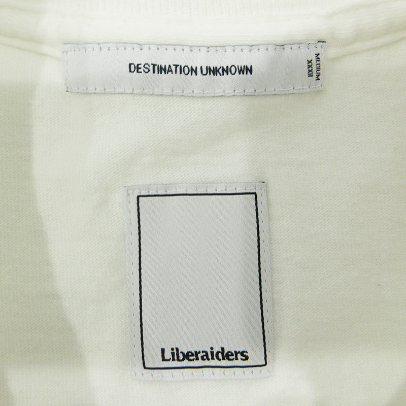 LIBERAIDERS | リベレイダース AIRLINE L/S TEE エアライン長袖Tシャツ 26SS ロゴプリント 長袖Ｔシャツ ホワイト サイズ：M【三重本店】