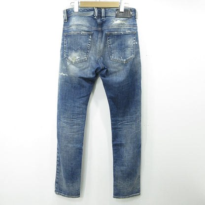 DIESEL | ディーゼル THOMMER-T USED加工ジップフライデニムパンツ ダメージ加工 ジョグジーンズ デニムパンツ ブルー サイズ：29【三重本店】