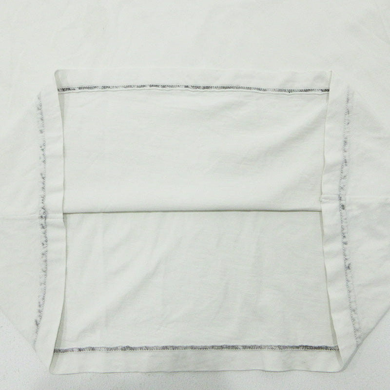 DIESEL | ディーゼル T-DIEGOR-E6 ロゴプリント半袖Tシャツ 半袖Ｔシャツ A06534 ホワイト×グレー サイズ：XL【三重本店】