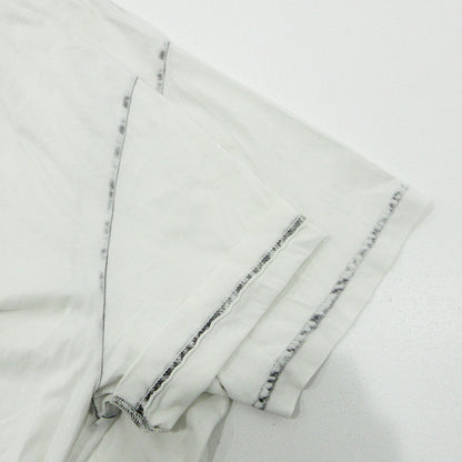 DIESEL | ディーゼル T-DIEGOR-E6 ロゴプリント半袖Tシャツ 半袖Ｔシャツ A06534 ホワイト×グレー サイズ：XL【三重本店】