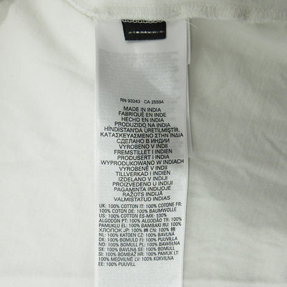 DIESEL | ディーゼル T-DIEGOR-E6 ロゴプリント半袖Tシャツ 半袖Ｔシャツ A06534 ホワイト×グレー サイズ：XL【三重本店】