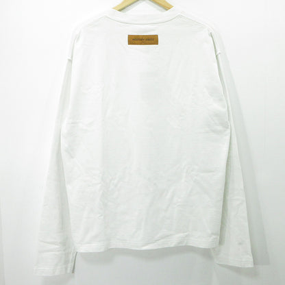LOUIS VUITTON | ルイ・ヴィトン インサイドアウト ロゴワッペン長袖Tシャツ 長袖Ｔシャツ RM191 JYN HGY88W ホワイト サイズ：XL【三重本店】
