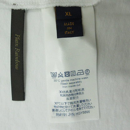 LOUIS VUITTON | ルイ・ヴィトン インサイドアウト ロゴワッペン長袖Tシャツ 長袖Ｔシャツ RM191 JYN HGY88W ホワイト サイズ：XL【三重本店】
