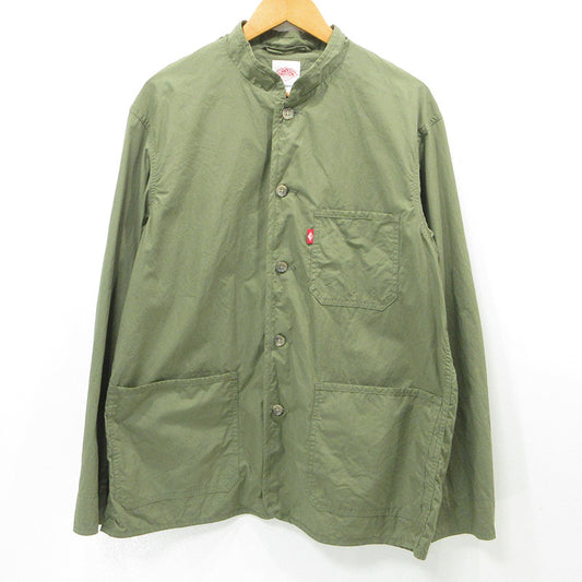 Danton | ダントン カバーオール シャツジャケット カバーオール DT-A0296 カーキグリーン サイズ：42【三重本店】