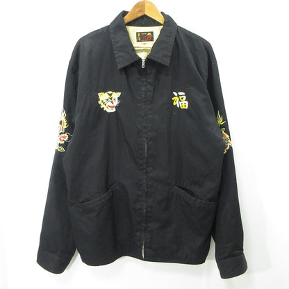 TAILOR TOYO(東洋エンタープライズ) | テイラートウヨウテイラートーヨー 1960'S VIETNAM MAPスーベニアジャケット ベトジャン 総刺繍 龍虎 スーベニアジャケット TT15684 ブラック サイズ：XXL【三重本店】