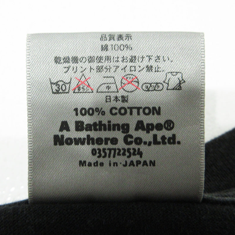A BATHING APE | アベイシングエイプ Archive BAPESTA Girl Tee BAPESTAガール半袖Tシャツ 90's～00's 半袖Ｔシャツ ブラック サイズ：L【三重本店】