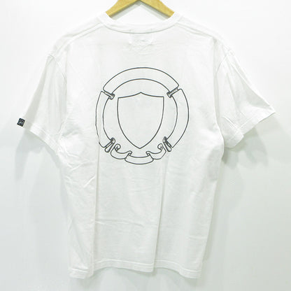 FRAGMENT | フラグメント UNIVERSITY ユニバーシティ ロゴプリント半袖Tシャツ 半袖Ｔシャツ FRGMT-T4 ホワイト サイズ：L【三重本店】