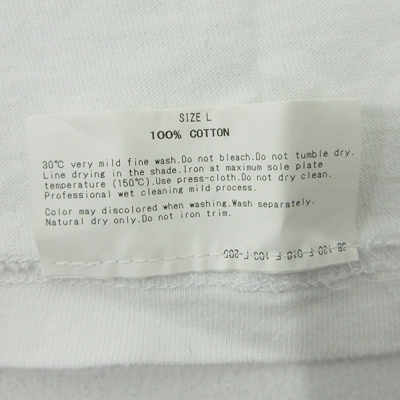 FRAGMENT | フラグメント UNIVERSITY ユニバーシティ ロゴプリント半袖Tシャツ 半袖Ｔシャツ FRGMT-T4 ホワイト サイズ：L【三重本店】