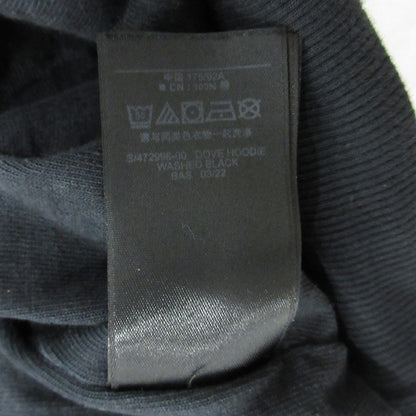 YEEZY | イージー × GAP × BALENCIAGA バレンシアガ DOVE HOODIE バックプリント長袖パーカー 鳩 パーカー 472996-00 ブラック(WASHED BLACK) サイズ：XL【三重本店】