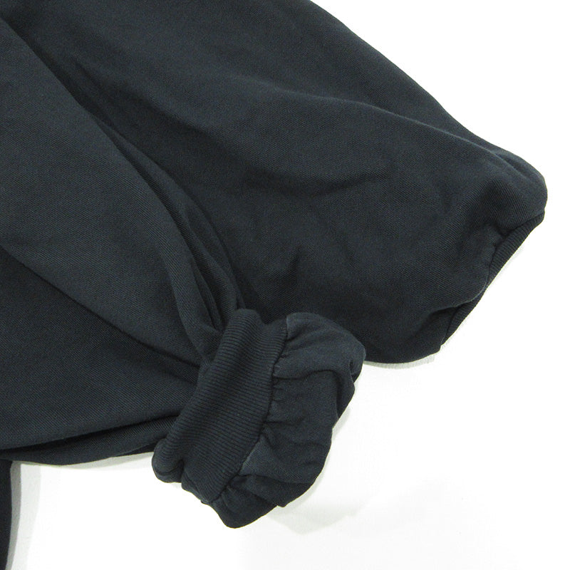 YEEZY | イージー × GAP × BALENCIAGA バレンシアガ DOVE HOODIE バックプリント長袖パーカー 鳩 パーカー 472996-00 ブラック(WASHED BLACK) サイズ：XL【三重本店】