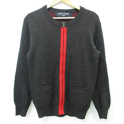 COMME des GARCONS HOMME | コムデギャルソンオム C.G.D.H. back logo zip cardigan バックロゴジップ長袖カーディガン 05AW カーディガン HP-N017 グレー サイズ：M【三重本店】