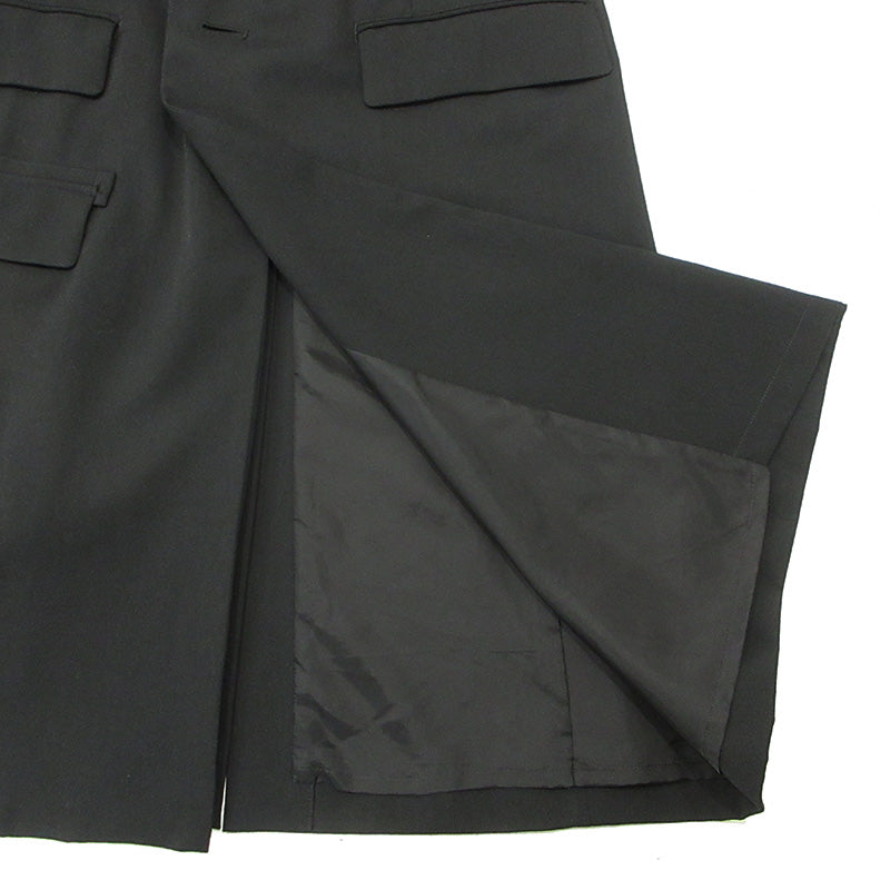 Yohji Yamamoto | ヨウジヤマモト REGULATION レギュレーション GABARDINE DOCTOR'S JACKET ギャバジンドクターズジャケット ウールコート その他アウター HO-J01-140 ブラック サイズ：2【三重本店】