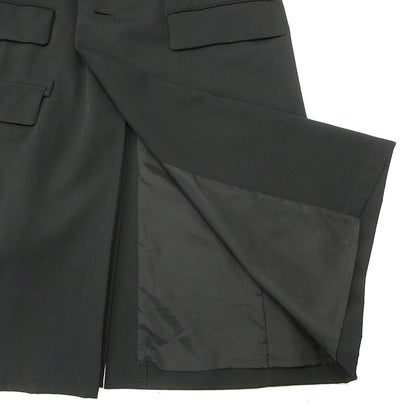 Yohji Yamamoto | ヨウジヤマモト REGULATION レギュレーション GABARDINE DOCTOR'S JACKET ギャバジンドクターズジャケット ウールコート その他アウター HO-J01-140 ブラック サイズ：2【三重本店】