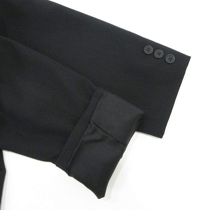 Yohji Yamamoto | ヨウジヤマモト REGULATION レギュレーション GABARDINE DOCTOR'S JACKET ギャバジンドクターズジャケット ウールコート その他アウター HO-J01-140 ブラック サイズ：2【三重本店】