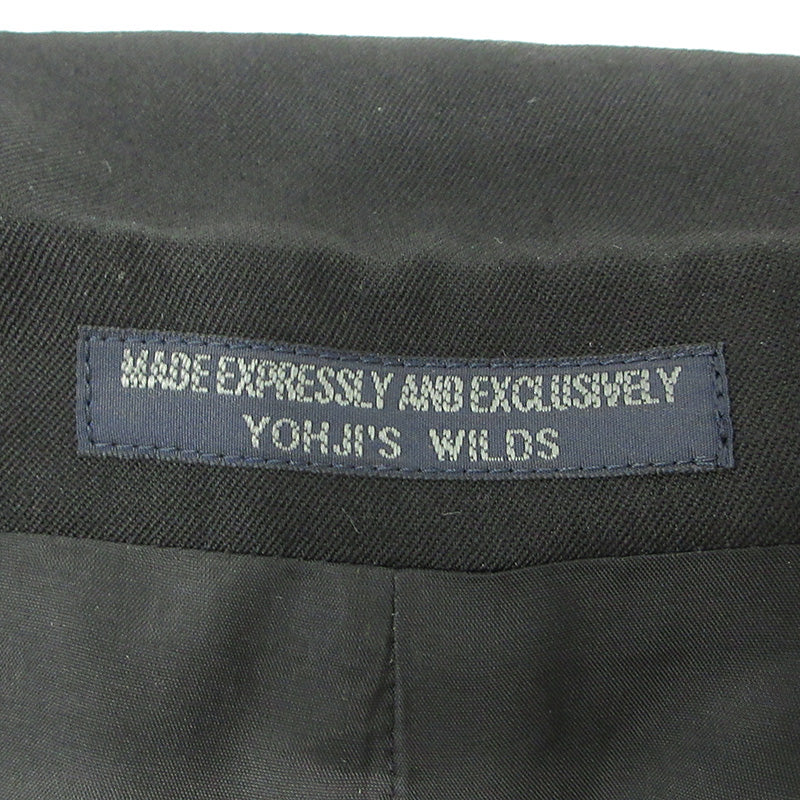 Yohji Yamamoto | ヨウジヤマモト REGULATION レギュレーション GABARDINE DOCTOR'S JACKET ギャバジンドクターズジャケット ウールコート その他アウター HO-J01-140 ブラック サイズ：2【三重本店】
