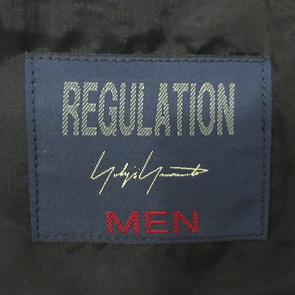 Yohji Yamamoto | ヨウジヤマモト REGULATION レギュレーション GABARDINE DOCTOR'S JACKET ギャバジンドクターズジャケット ウールコート その他アウター HO-J01-140 ブラック サイズ：2【三重本店】