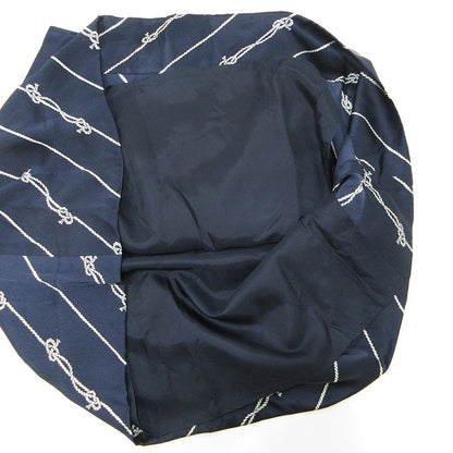 BURBERRY LONDON | バーバリーロンドン 総柄シルクスカート ロープ柄 スカート FXD10-103-32 ネイビー サイズ：38【三重本店】