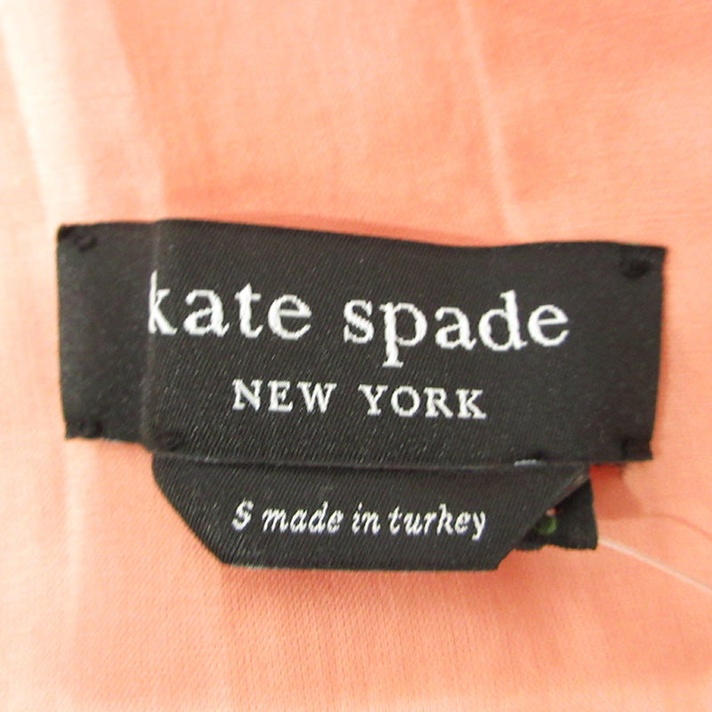 kate spade NEW YORK | ケイトスペードニューヨーク スイスドットスモックドミディドレス コットンノースリーブワンピース ワンピース KL698 ピンク サイズ：S【三重本店】