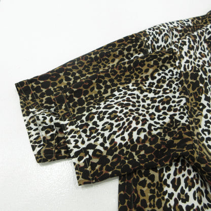 MINEDENIM | マインデニム LEOPARD S/S OPEN COLLAR SH 半袖シャツ 2206-5001-67-022 マルチカラー サイズ：2【三重本店】