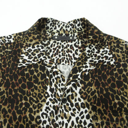 MINEDENIM | マインデニム LEOPARD S/S OPEN COLLAR SH 半袖シャツ 2206-5001-67-022 マルチカラー サイズ：2【三重本店】