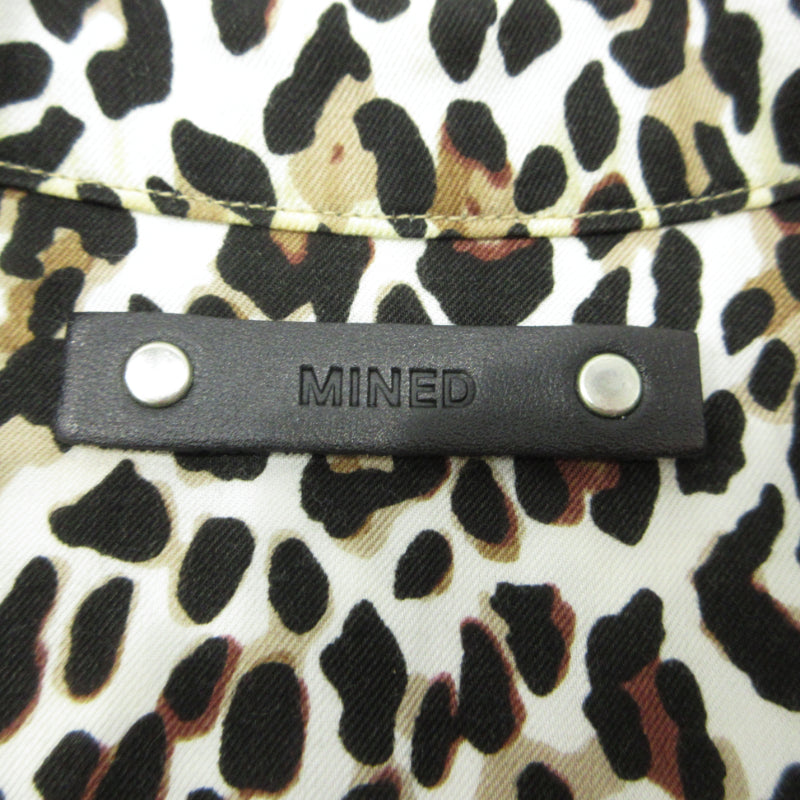 MINEDENIM | マインデニム LEOPARD S/S OPEN COLLAR SH 半袖シャツ 2206-5001-67-022 マルチカラー サイズ：2【三重本店】