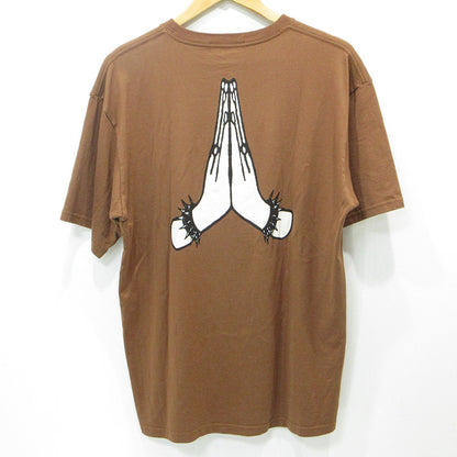 UNDERCOVER | アンダーカバー Play Hands半袖Tシャツ プレイハンド(プレイハンズ) ロゴプリント 半袖Ｔシャツ UC1E3804 ブラウン サイズ：2【三重本店】