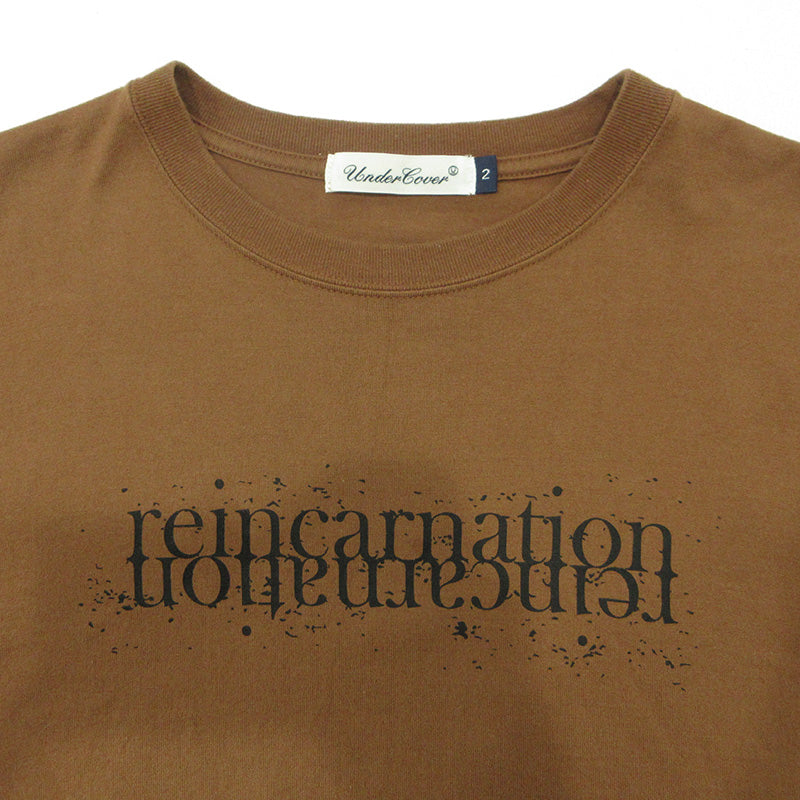 UNDERCOVER | アンダーカバー Play Hands半袖Tシャツ プレイハンド(プレイハンズ) ロゴプリント 半袖Ｔシャツ UC1E3804 ブラウン サイズ：2【三重本店】