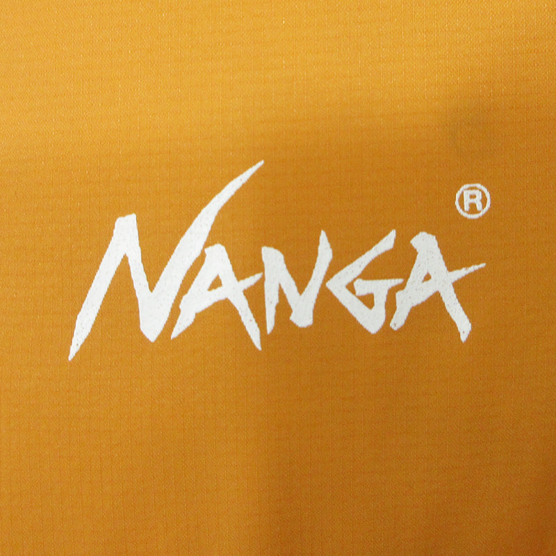 NANGA | ナンガ LITEFORCE DOWN VEST ライトフォースダウンベスト ロゴプリント 防水 ダウンベスト N2530-0B029A オレンジ サイズ：S【三重本店】