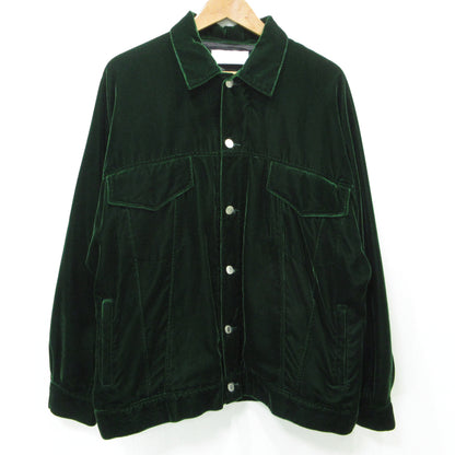 NEON SIGN | ネオンサイン Drop sleeve velvet Jacket その他アウター N1598 グリーン サイズ：48【三重本店】
